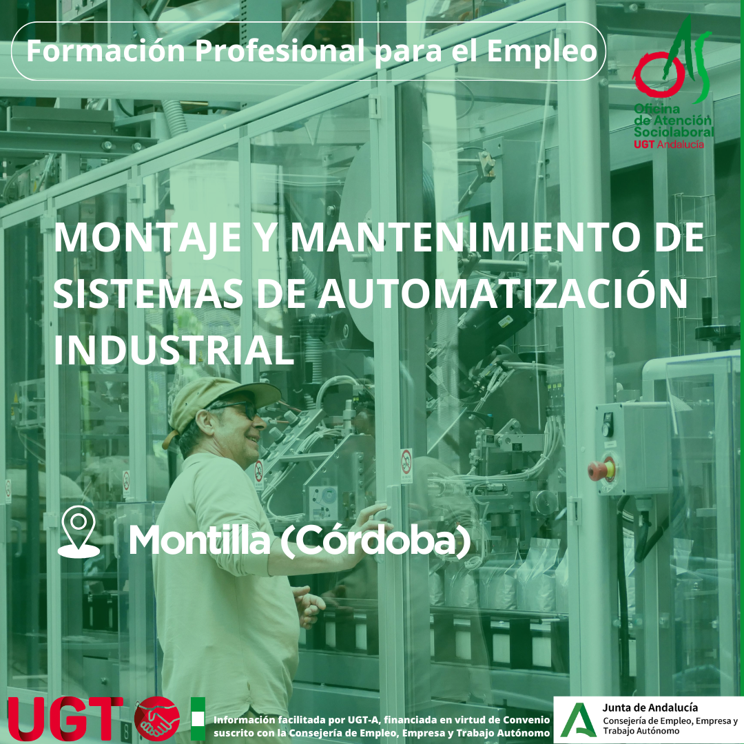 MONTAJE Y MANTENIMIENTO DE SISTEMAS DE AUTOMATIZACIÓN INDUSTRIAL