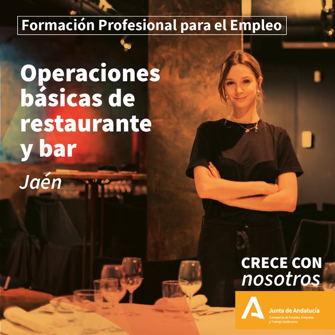 curso de operaciones básicas de restaurante y bar