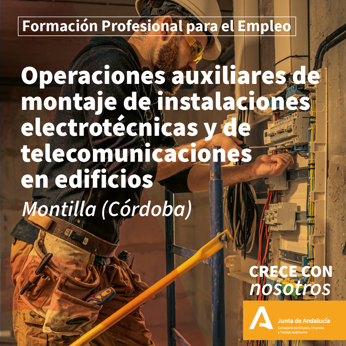 Operaciones Auxiliares de Montaje de Instalaciones Electrotécnicas y de Telecomunicaciones en Edificios 