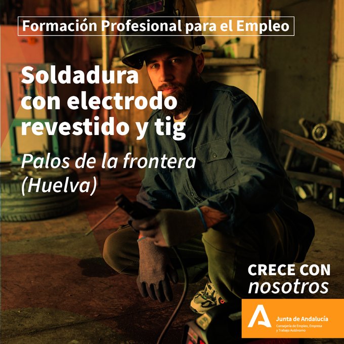 curso de Soldadura con Electrodo Revestido y TIG
