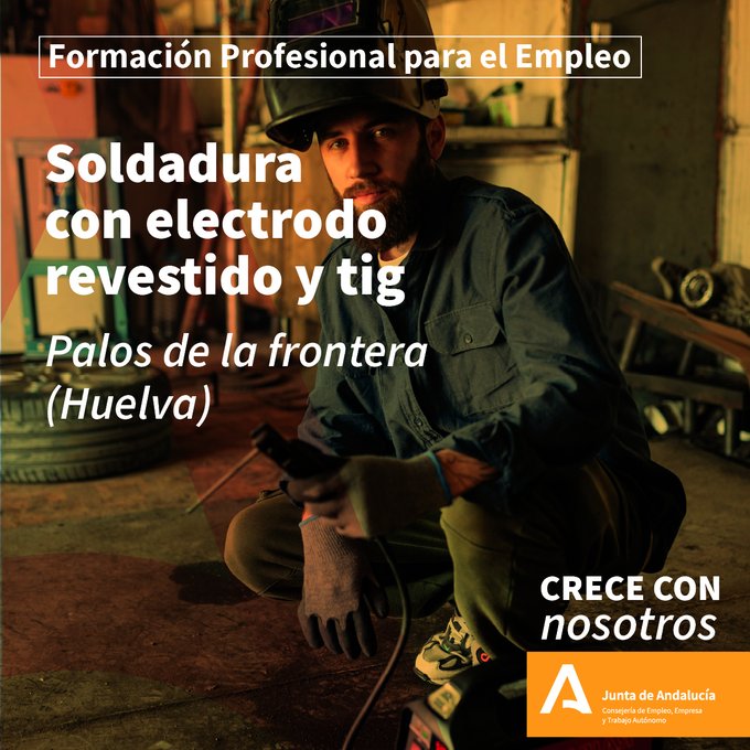  curso de Soldadura con Electrodo Revestido y TIG