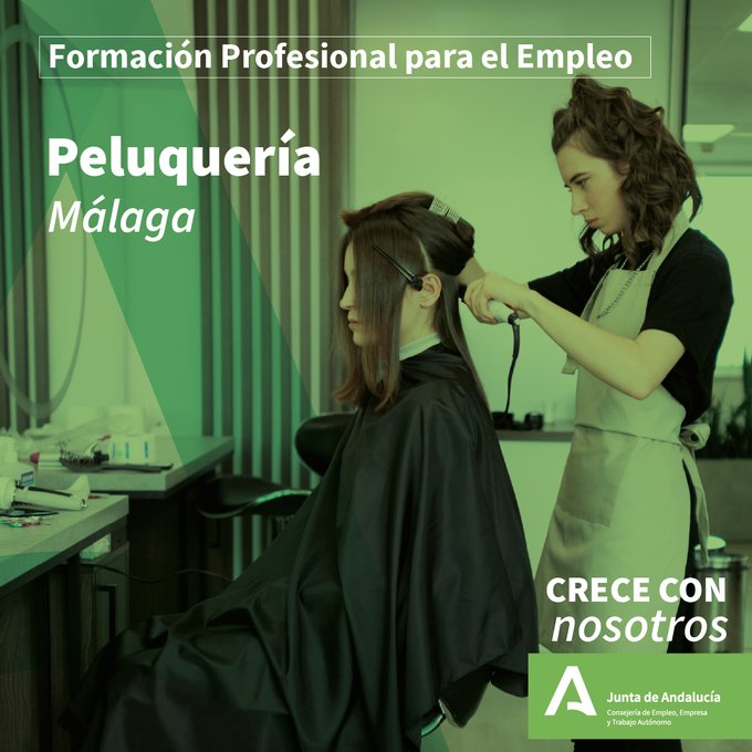 Curso de peluquería en Málaga